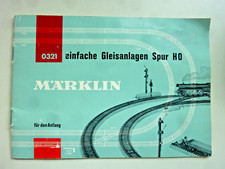 Märklin einfache Gleisanlagen 0321 Spur H0 M-Gleise 51.. und 52.. Ausgabe 1968