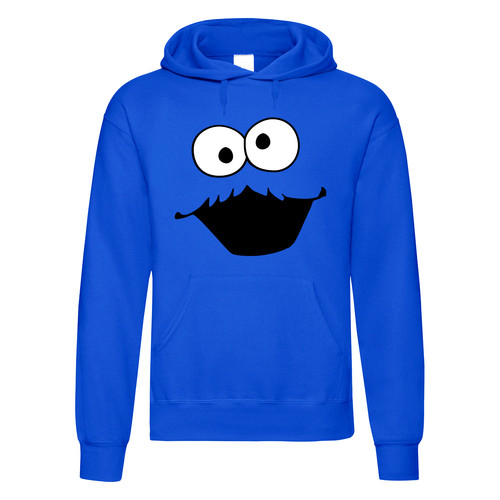 Hoodie krümelmonster blau - hoodie,