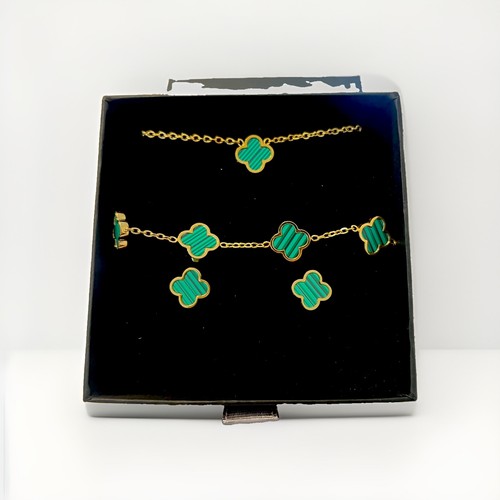 Goldfarbenes schmuckset - goldfarbenes,