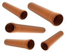 Kanalrohre KG Rohre Marley verschieden Längen Durchmesser mit Steckmuffe