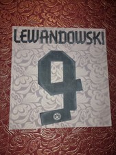Borussia Dortmund Lewandowski 9 Flock Beflockung für Trikot Spielertrikot z0213
