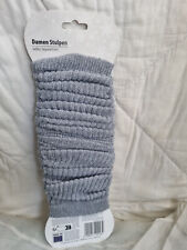 Damen Stulpen in Hellgrau