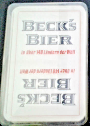 Skatspiel brauerei beck bier - skatspiel, beck's