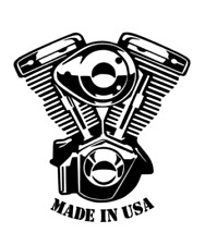 Bike Motor Aufkleber Motorrad Sticker Highway USA Motorrad Aufkleber (293/3)