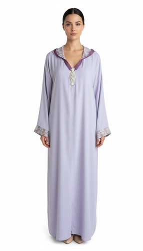 Damen langarm djellaba kaftan - damen,