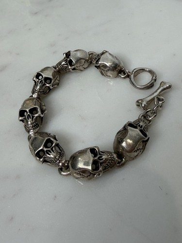 Totenkopf armband 925 - armband,