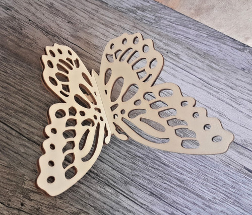 Holz steckfigur schmetterling - steckfigur,