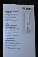 Siedle - HTS 711 - 01 W  NEU  - Sprechanlage   -  Nr.1349