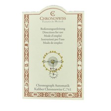 Chronoswiss directions for - directions, use