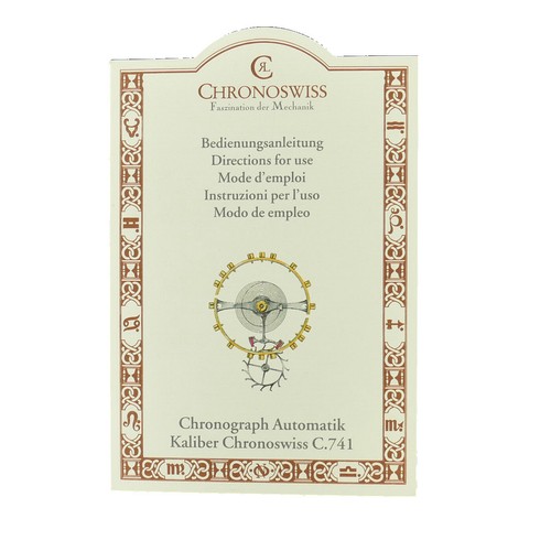 Chronoswiss directions for - chronoswiss,