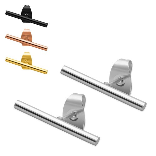 Paar stäbchen ohrstecker - stäbchen,