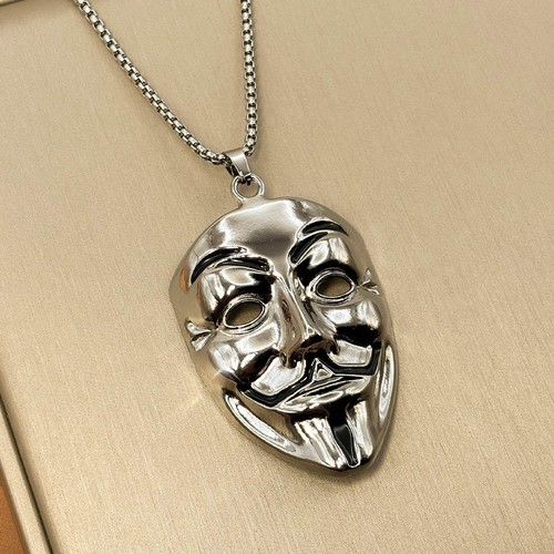 Halskette maske anhänger - halskette,