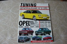 Tuning Heft Sonderausgabe Nr. 8 Opel Rekord Kadett Manta Vectra Calibra