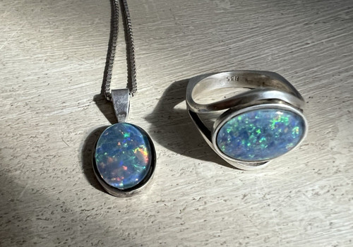 Anhänger und ring - anhänger,