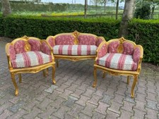 Sofagarnitur Louis XVI Vintage