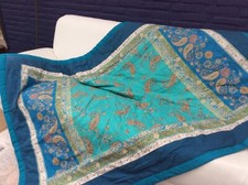 Bassetti PLAID Tagesdecke RAFFAELLO V2 Türkis blau 135/190 Kuschel Dekodecke Rar