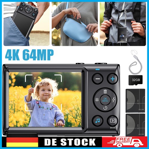 64mp digitalkamera - 4k,