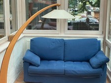 Italienisches Design Sofa - FLEXFORM - "Duetto" by Antonio Cotterio - Laguna Blu