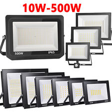 LED Strahler Außen Fluter 500W 300W 200W 100W 50W 30W Scheinwerfer IP65 Lampe