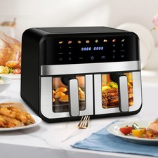 Doppel heißluftfritteuse - 9l,