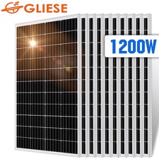Gliese 120W 240W 1200W Mono Solarmodul Solarpanel 12V für RV Dach Wohnmobil DE