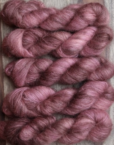 Handgefärbte kidmohair seide - handgefärbte, kidmohair/seide