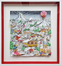 Charles Fazzino 3D Ski, Skate