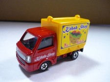 [00] Mini Car 1/55 Suzuki Carry Mobile Verkaufsfahrzeug (rot x gelb) Kebab