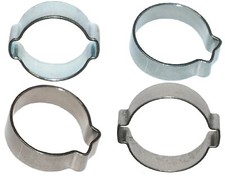 10 Stück 1-Ohr Klemme 2-Ohr