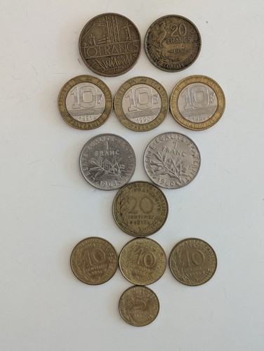 1x20francs 1952 1x10francs - 1x20francs,