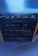 RCA Chinch, 3 m, stereo Paar, Gold Kabel, Highline Serie, Neuwertig 