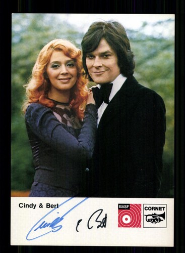 Cindy und bert autogrammkarte - cindy,