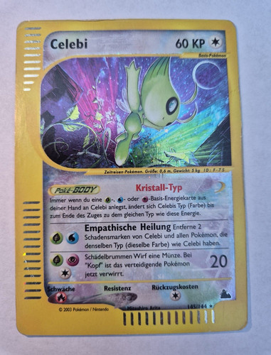Pokémon tcg celebi aquapolis - pokémon,