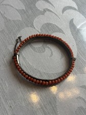 Wunderschöner Korallen Armreif ! 19. Jahrhundert     Tombak antik 