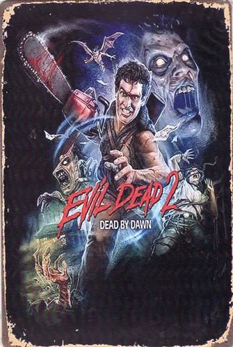 Blechschild evil dead tanz - blechschild,