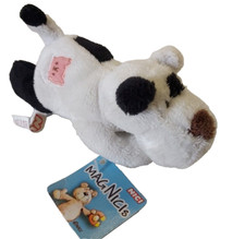 Nici 26877 Mag weiß schwarz - süsser Magnet NICI Hund  12cm Plüsch Magnettier