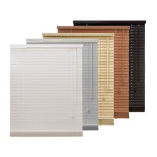 Jalousie Holzjalousie Holz Rollo Plissee Echtholz Holzrollo Lamelle 35mm