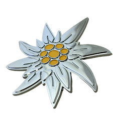 3D Edelweiß Blume Flower Auto