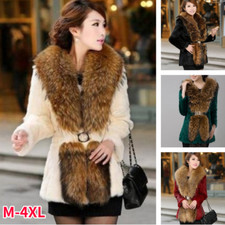 Damen Kunst Fox Pelz Jacke