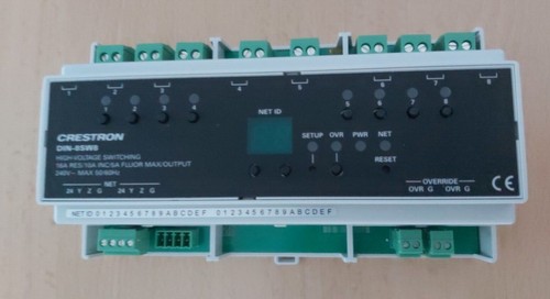 Crestron din 8sw8 schaltaktor - crestron,