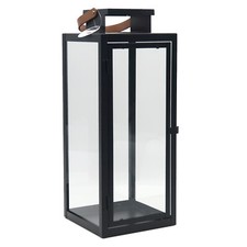42cm Metall-Laterne Schwarz