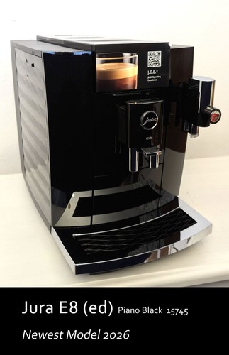 Jura piano black - e8, ed