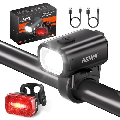 Fahrradlicht set usb aufladbar - set,