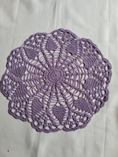 Häkeldeckchen   Farbe Lila