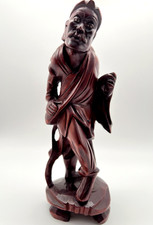 Handgeschnitzte Figur Palisander (duftendes Rosenholz). China. Vintage