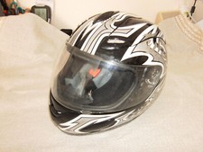 ECE R 22-05, HELM, Motorradhelm, Motorrad, Mofa, Gr. M (56 cm) silber GUT! (19)