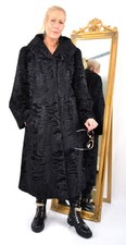 A5523 BREITSCHWANZ PERSIANER MANTEL ECHT PELZ PELZMANTEL - PERSIAN LAMB FUR COAT