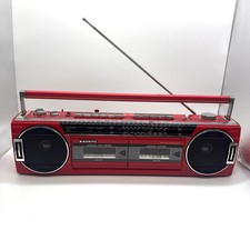 SANYO M W 700L Vintage Ghettoblaster Kassetten Rekorder Radio Recorder Boombox