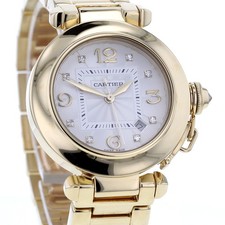 Cartier Pasha 2519 Gelbgold 750/- Automatic 32mm