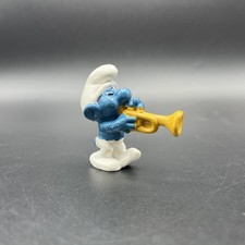 Schlumpf 20047 Trompeter Hong-Kong Ocker | trumpeter smurf 2.C Schleich 2.0047